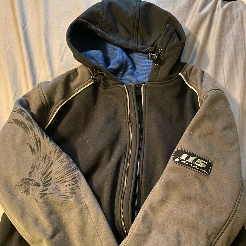 Harley Davidson 115 year lightweight anniversary riding jacket. Size 2XL.